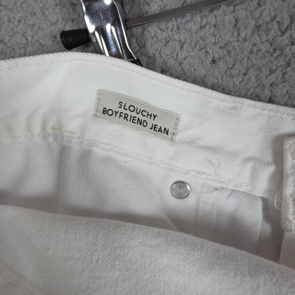 J. Crew Jeans Womens Size 31T White Slouchy Boyfriend Jean 5 Pocket Coastal - Picture 9 of 11